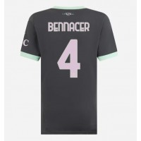 Billiga AC Milan Ismael Bennacer #4 Tredje fotbollskläder Dam 2024-25 Kortärmad